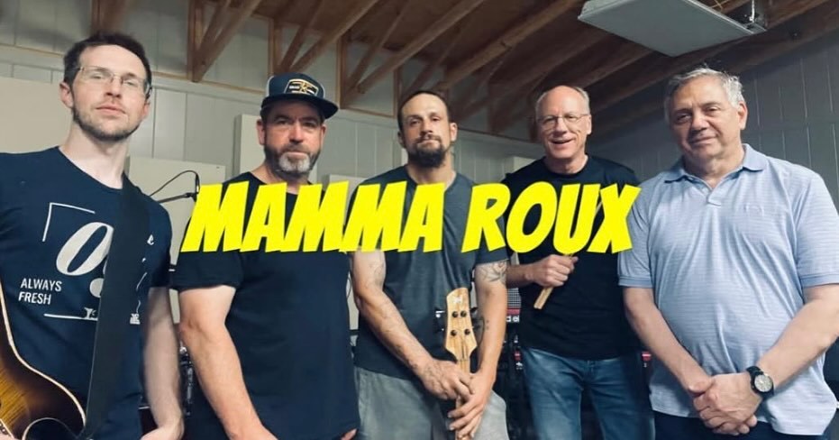 The members of Mama Roux together before a rehearsal